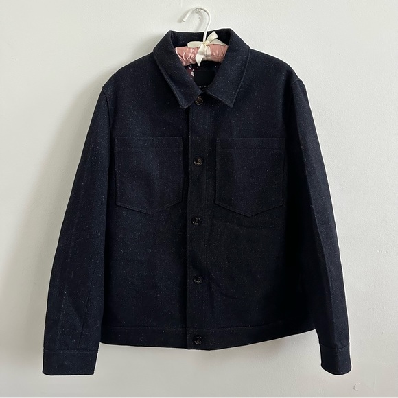 Ted Baker Wool Jacket With Buttons - Picture 1 of 8